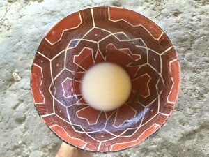 Traditional Kichwa ceramics for drinking chicha